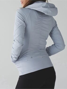 Rare Lululemon In Flux Jacket Size 6 Silver Fox